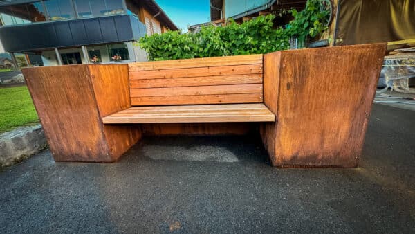 Hochbeet mit Sitzbank Giardino Gesamtansicht 7