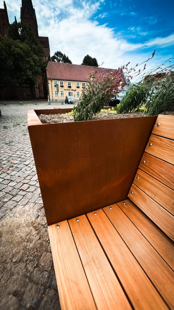 Hochbeet mit Sitzbank Giardino Detailansicht 4
